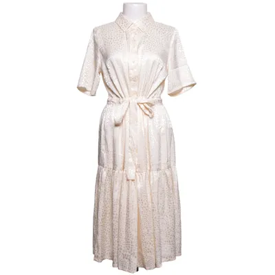 Shirt dress (Beige) from Object Recycled polyester