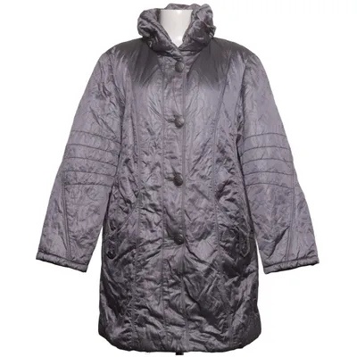 Winterjas (Grijs) van Barbara Lebek Katoen, Polyester