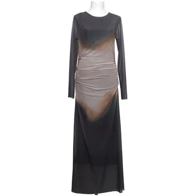 Maxi dress (Gray, Beige) from Stradivarius Polyester