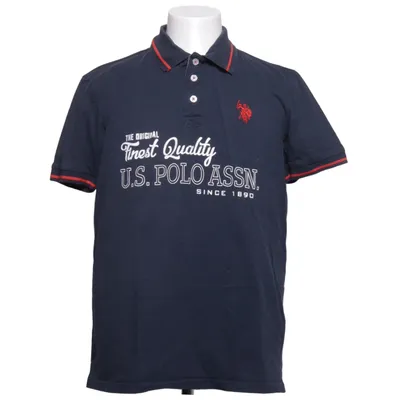 Pikétröja (Blå, Röd, Vit) från U.S. Polo Assn. Bomull