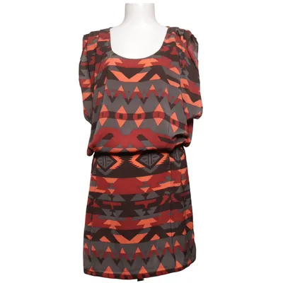 Robe (Gris, Rouge, Orange) de Object Polyester