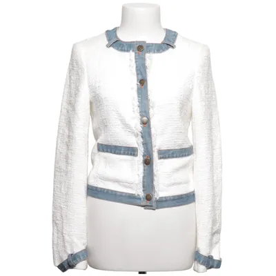 Veste (Blanc, Bleu) de Kookaï Acétate, Coton, Viscose