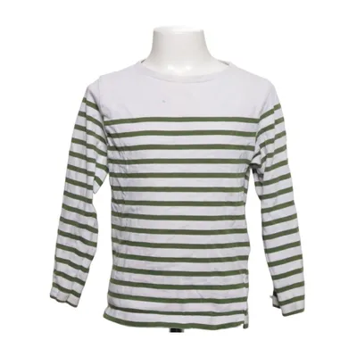 Langærmet t-shirt (Hvid, Grøn) fra Mousqueton Bomuld