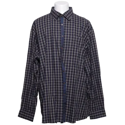 Flanellen overhemd (Blauw, Beige) van Jacks Katoen