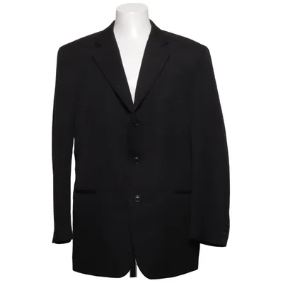 Blazer (Schwarz) von Taylor's Club Collection Polyester, Wolle