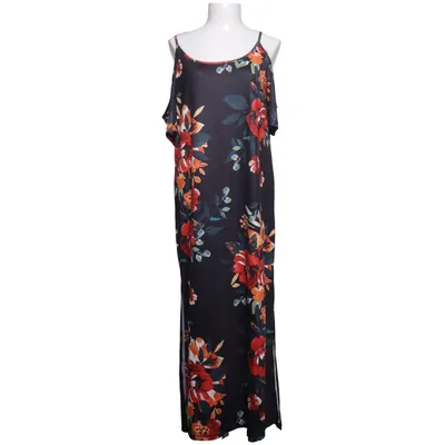 Maxi dress (Black, Red, Orange) from StyleDome Elastane, Polyester