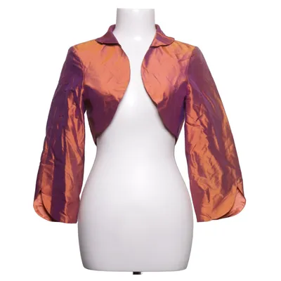 Boléro (Orange, Violet) de Elinette Acétate, Soie