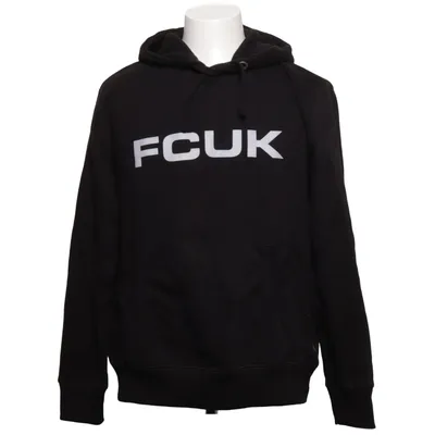Sweat à capuche (Noir) de Fcuk Coton, Polyester