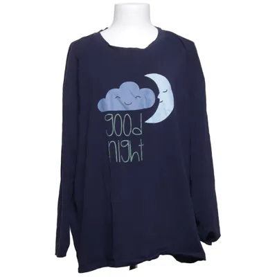 Pyjama en molleton (Bleu) de VRS Coton, Élasthane