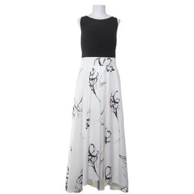 Evening gown (White, Black) from Lauren Ralph Lauren Elastane, Polyester