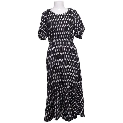 Robe longue (Noir, Blanc) de Delicatelove Coton