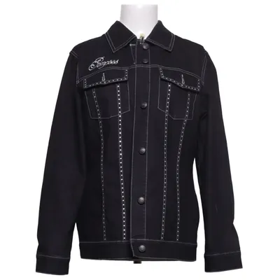 Jeansjacka (Svart) från Pompöös Bomull, Elastan, Polyester