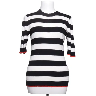 Top (Black, White, Red) from Hallhuber Elastane, Polyamide, Viscose