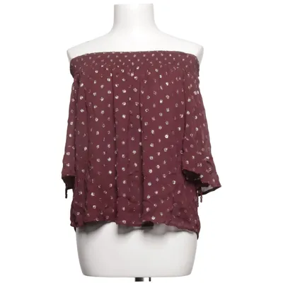 Top (Lila, Gold) von Abercrombie & Fitch Polyester, Viskose