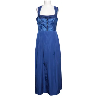 Dirndl (Blue) from Country Line Polyamide, Polyester, Silk