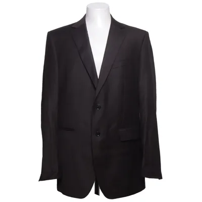 Kavaj (Grå) från Steel Polyester, Viskos, Ull