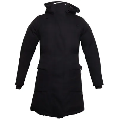 Vinterfrakke (Sort) fra Nobis Dun, Fjer, Nylon, Polyester