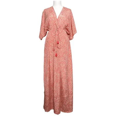 Långklänning (Röd, Beige) från Trilce Polyester