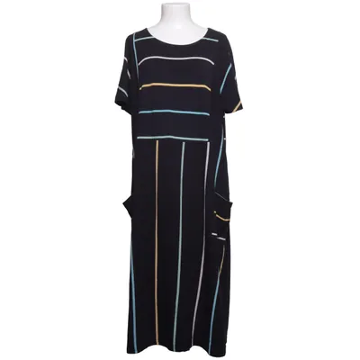 Klänning (Svart, Flerfärgad) från Ulla Popken Bomull, Elastan