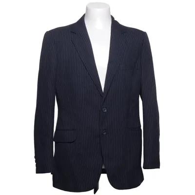 Kavaj (Blå) från Gulins Polyester, Ull