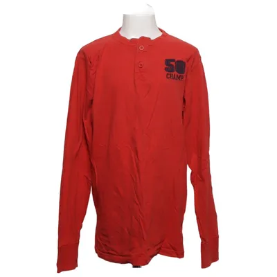 T-shirt manches longues (Rouge) de BFLY Coton