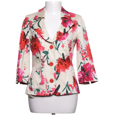 Blazer (Beige, Multicolored) from Cassani Cotton, Elastane