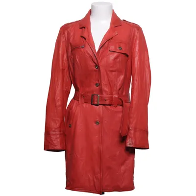 Leren jas (Rood) van Lutian Leer