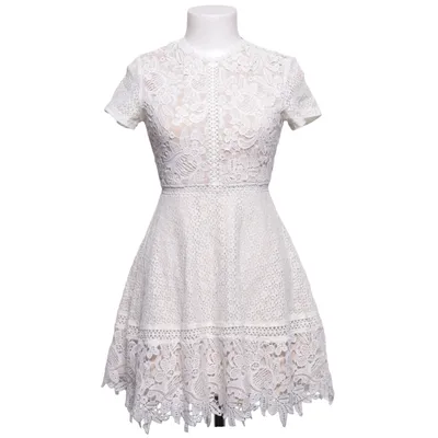 Klänning (Vit, Beige) från Chiquelle Bomull, Polyester