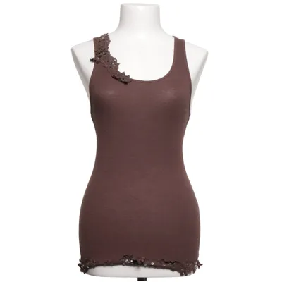 Débardeur (Marron) de Côté Femme Élasthane, Viscose
