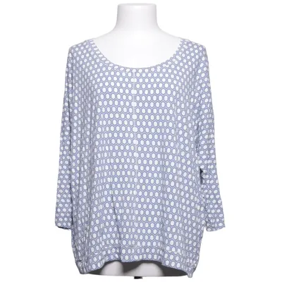 Blouse (Blauw, Wit) van Jaeger Elastaan, Viscose