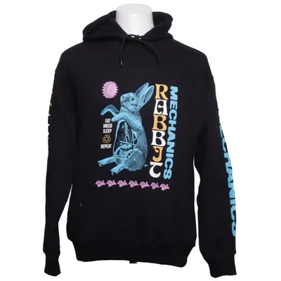 Huvtröja (Svart, Flerfärgad) från Junkyard Bomull