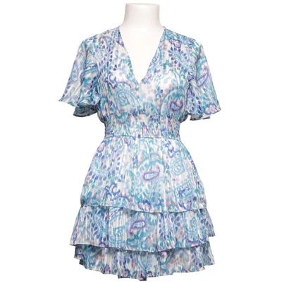 Dress (Blue, White, Purple) from Zara