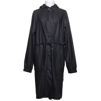 Regnfrakke (Sort) fra Rains Polyester, Polyurethan