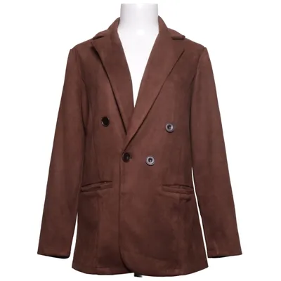 Blazer (Braun) von Allegra K Elasthan, Polyester