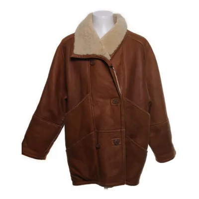 Veste en peau de mouton retournée (Marron, Beige) de Hollies