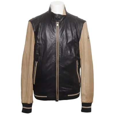 Leather jacket (Black, Beige) from Milestone Leather
