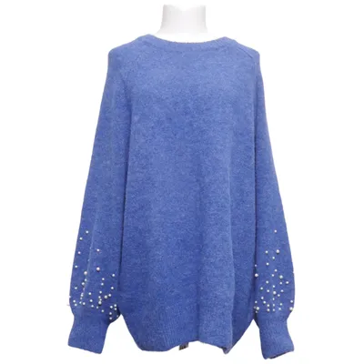 Sweater (Blue) from Studio Untold Elastane, Polyamide, Recycled polyester, Wool