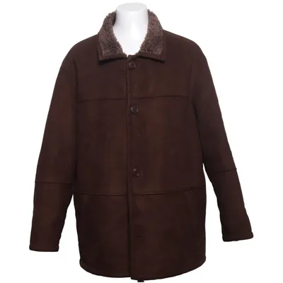 Shearling jas (Bruin) van Jupiter