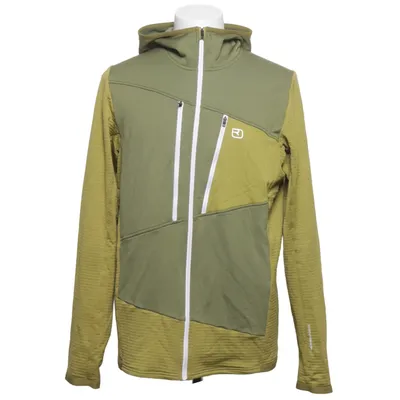 Trainingsjack (Groen) van Ortovox Elastaan, Polyamide, Polyester, Wol