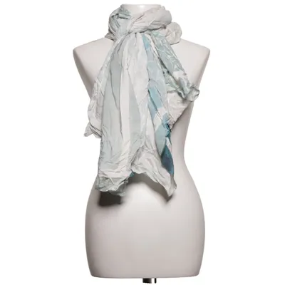 Châle (Blanc, Bleu, Vert) de Bazaar Viscose