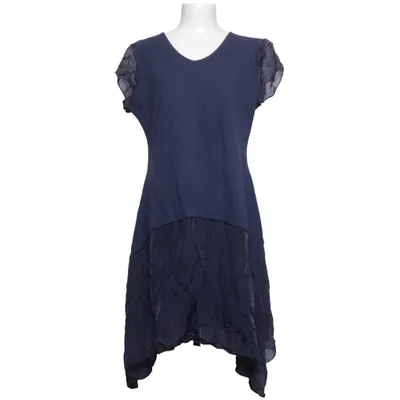 Robe (Bleu) de Dress Like Marie Coton, Soie, Viscose