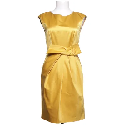 Kjole (Gul) fra Paule KA Bomuld, Polyester, Silke