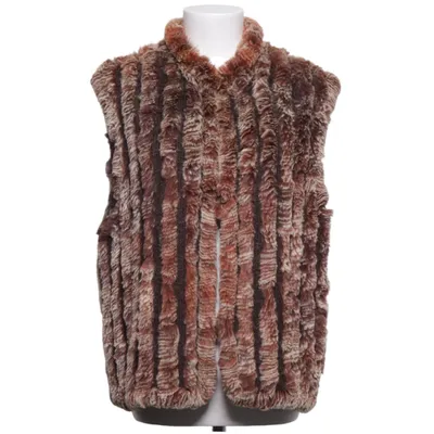 Gilet en fourrure (Marron, Blanc) de EDI
