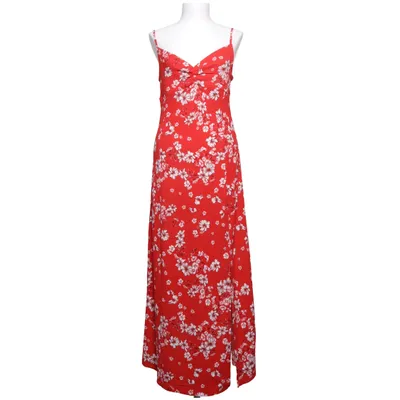 Jurk (Rood, Wit) van Gina Tricot Elastaan, Gerecycled polyester