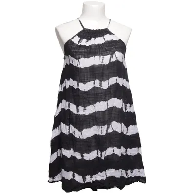Strandjurk (Zwart, Wit) van Janina Katoen, Viscose