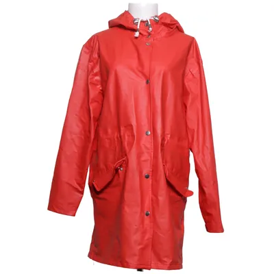 Regnfrakke (Rød, Hvid) fra Bik Bok Polyester, Polyurethan
