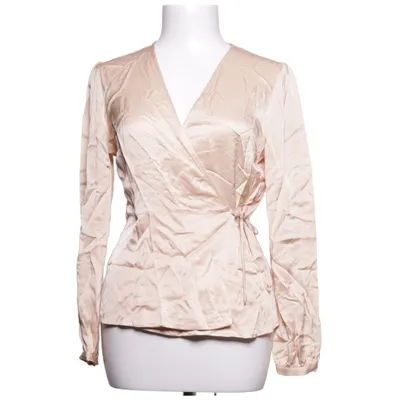 Blouse portefeuille (Beige) de Zara Woman