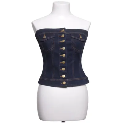 Tube top (Blauw) van Alba Moda Katoen, Elastaan