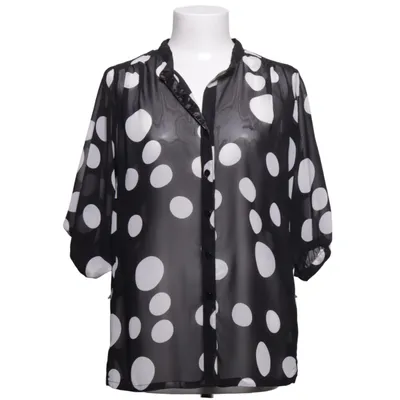 Blus (Svart, Vit) från Kriss Polyester