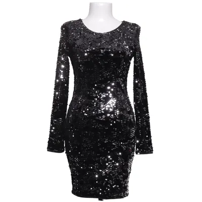 Cocktailkjole (Sort) fra Divided by H&M Elastan, Polyester
